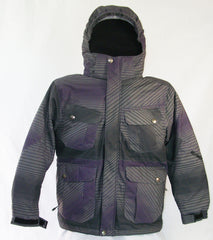 M3 Catheral Jr Snowboard Ski Jacket World Wave Purple Medium