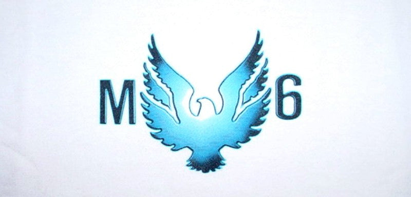 M6 MISSION SIX SNOWBOARD HOODIE "EAGLE" WHITE-BLU
