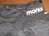 MONIX AIRHEART SNOWBOARD PANTS WOMEN GIRL10K waterproof SKI DENIM S 2-4 JK121