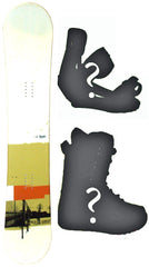 152cm Fresh Team Snowboard Package with Boots and Bindings