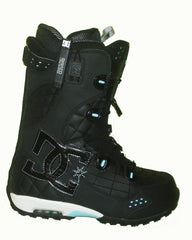 DC Graphix Womens Rapid-Lace Command-Liner Snowboard Boots Size 7.5 Black
