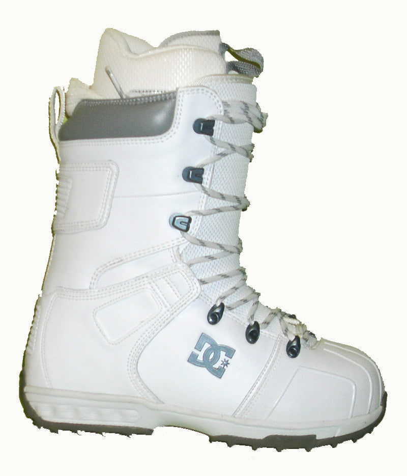 DC Field Lace Snowboard Boots Mens Size 7 equals Womens 8.5 White