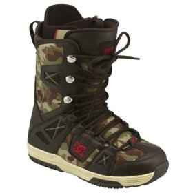 DC Phase Lace Snowboard Boots Mens Size 5 equals Womens 6.5 Dark-Chocolate-Camo equals Kids-5-5.5
