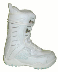 24/7 Vice Girls Lace  Snowboard Boots Size 1 White