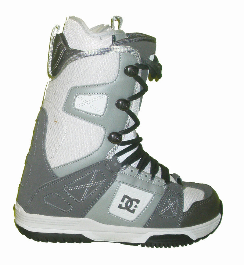 DC Phase Lace Snowboard Boots Mens Size 5 equals Womens 6.5 LtGrey-Gunmetal equals Kids-5-5.5