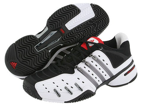 Adidas Barricade v xtd  Youth jr kids Tennis shoes White Black Red 1.5