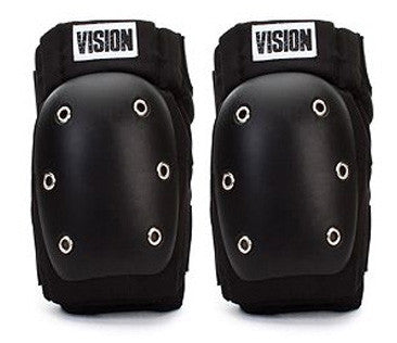 Vision Skateboard Snowboard Inline Knee Pads Black L XL