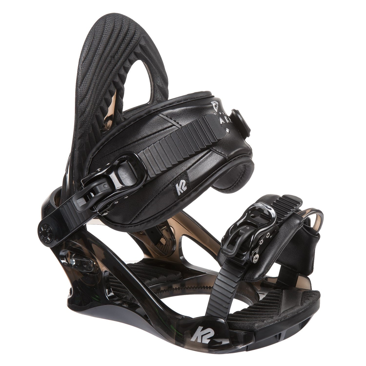 burton charm snowboard K2 Charm Black Snowboard Bindings - Burton 3D, EST or 4x4 compatible W