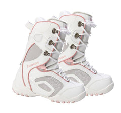 Lamar Women's Force Linered Snowboard Boots White Size 6 or Kids 4.5