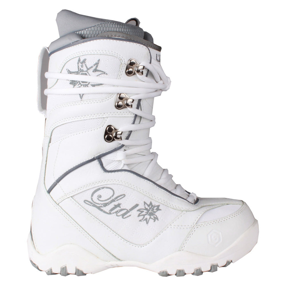 LTD Classic Girls Snowboard Boots Size 2 White