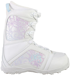 M3 Venus *Blem* Girls Snowboard Boots Size 4 White