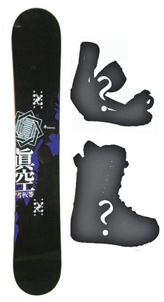 152cm Makuw Blue Katuro *Blem* Camber Snowboard, Build a Package with Boots and Bindings.