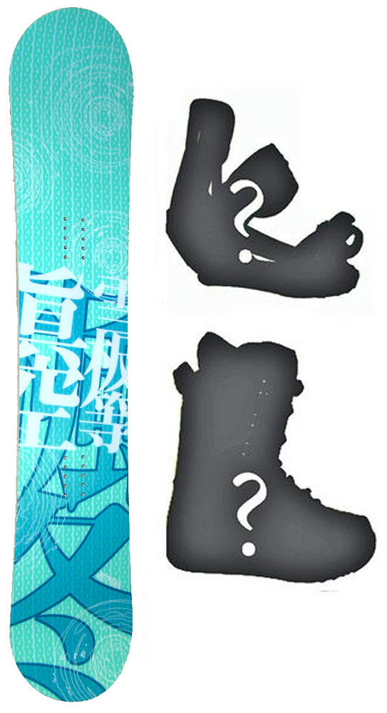 154.5cm Makuw Link Camber Snowboard, Build a Package with Boots and Bindings.