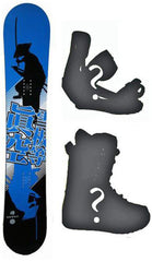 153cm Makuw Shadow Blue W-Rocker *Blem*  Snowboard, Build a Package with Boots and Bindings.