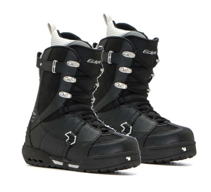 Northwave Eclipse Snowboard Boots Black Silver Kids Size 6