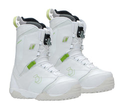Northwave Legend Super Lace Snowboard Boots Blem White Lime Womens 6.5 7 Euro 37.5