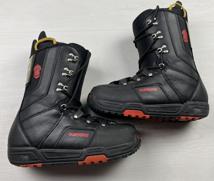 Burton Progression Black Mens Used Snowboard Boots 10