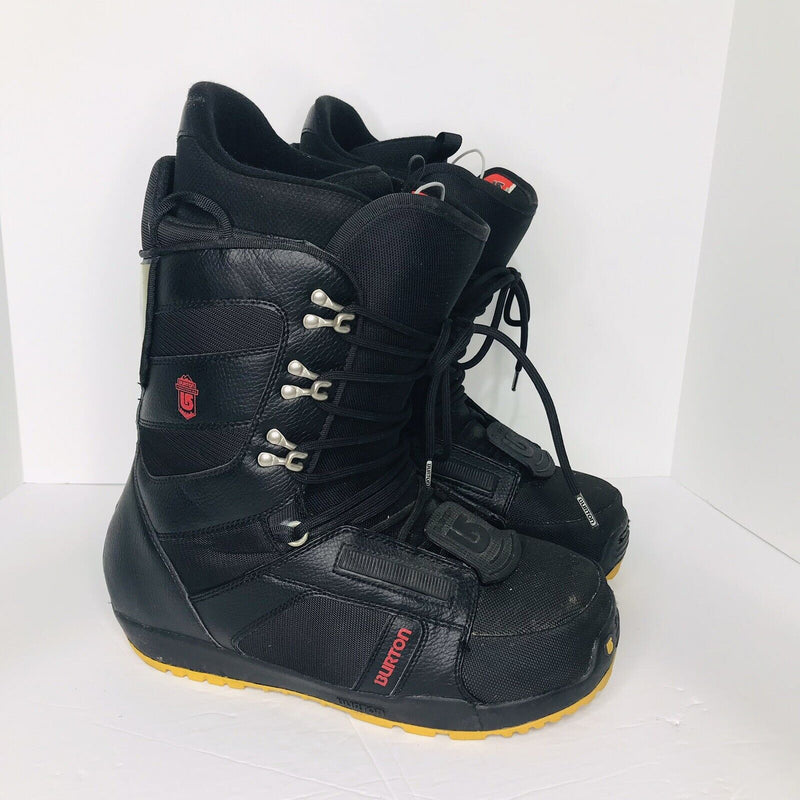 Burton Progression Black Mens Used Snowboard Boots size 10