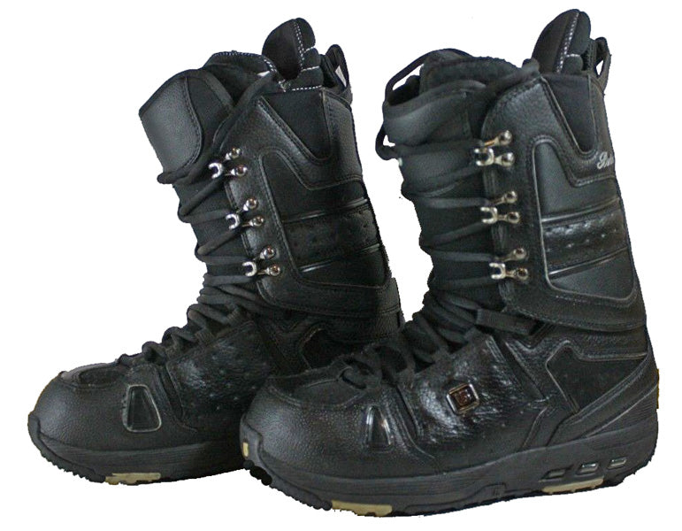 burton hail snowboard boots Burton Hail Black Used Snowboard Boots Mens 10.5