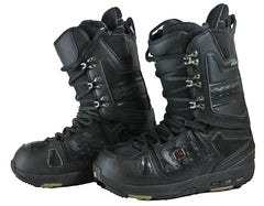 burton hail snowboard boots 2008 Burton Hail Black Used Snowboard Boots Mens 10.5