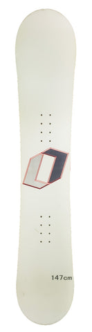 147cm Oracle Mission White Red Camber Snowboard NEW Blem Rare Last-1