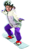 107cm Supra Hero Kids Youth Child Plastic Gray Snowboard & Bindings package PST5