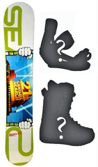 155cm Search 21 Yuji Hara Pro W-Rocker Snowboard, Build a Package with Boots and Bindings.