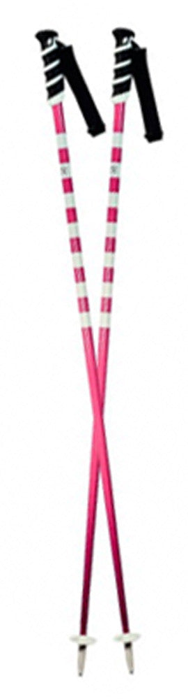 Swix Convict Freeride Aluminum Ski Skiing Pole with Tab Grip, Pink-Black 130-135cm.