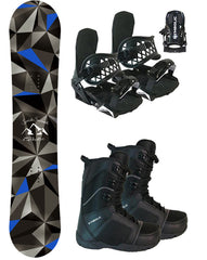 Symbolic Arctic Men's Snowboard And Bindings With Boots 3PC Complete Package Size & Wide