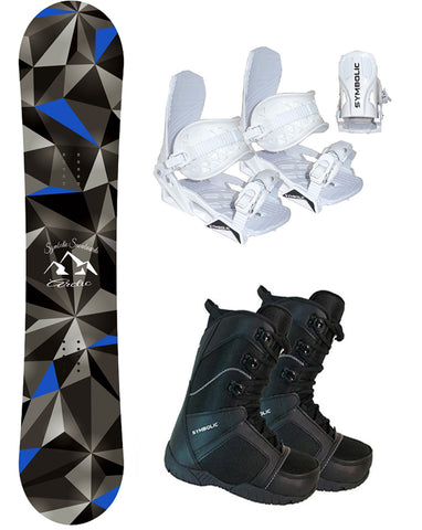 Symbolic Arctic Women's Snowboard And Bindings With Boots 3PC Complete Package