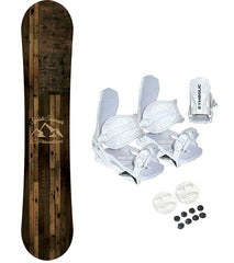 Symbolic Freedom 2023 Snowboard And Bindings White 2PC Complete Package All Size & Wide