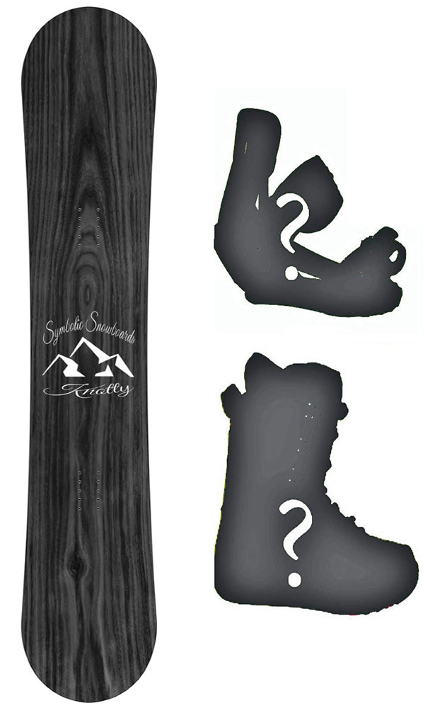 Symbolic Knotty Wood Grain 2023 Snowboard 90-170cm