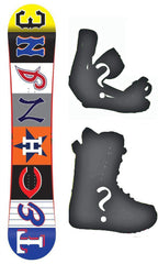 145cm Technine Young Gun All Star MLB Snowboard, or Build a Package with Boots and Bindings