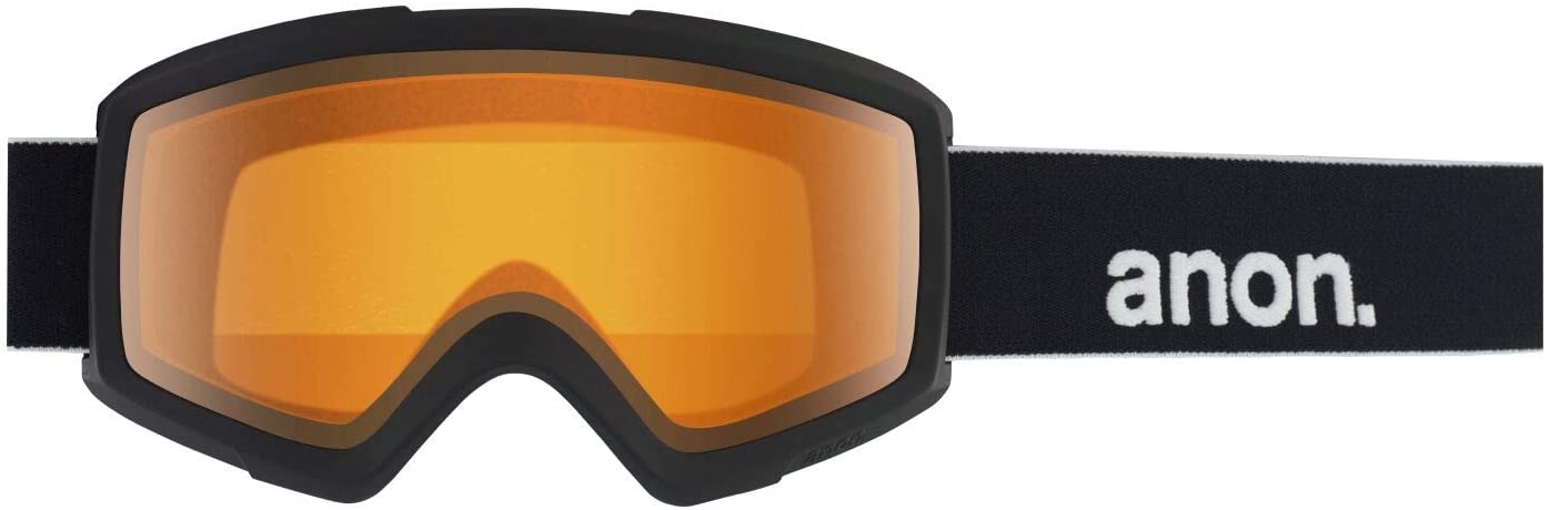 Anon Burton Men Helix 2.0 Snowboard Ski Black Asia Fit Goggles Amber Lens WS85