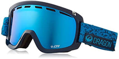 Dragon D1 OTG Stone Blue Steel Snowboard Ski goggles &Bonus Yellow Lens WS89 NEW