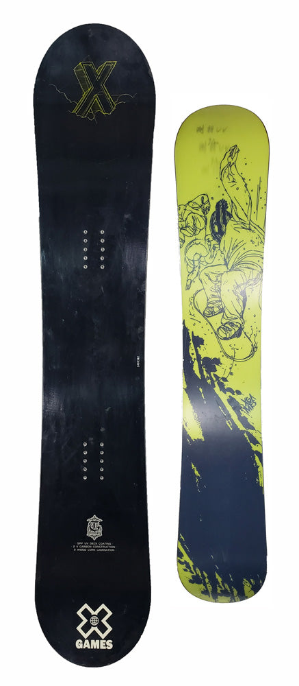 $400 149cm X Games Team Camber Snowboard Blem New Rare Collectible