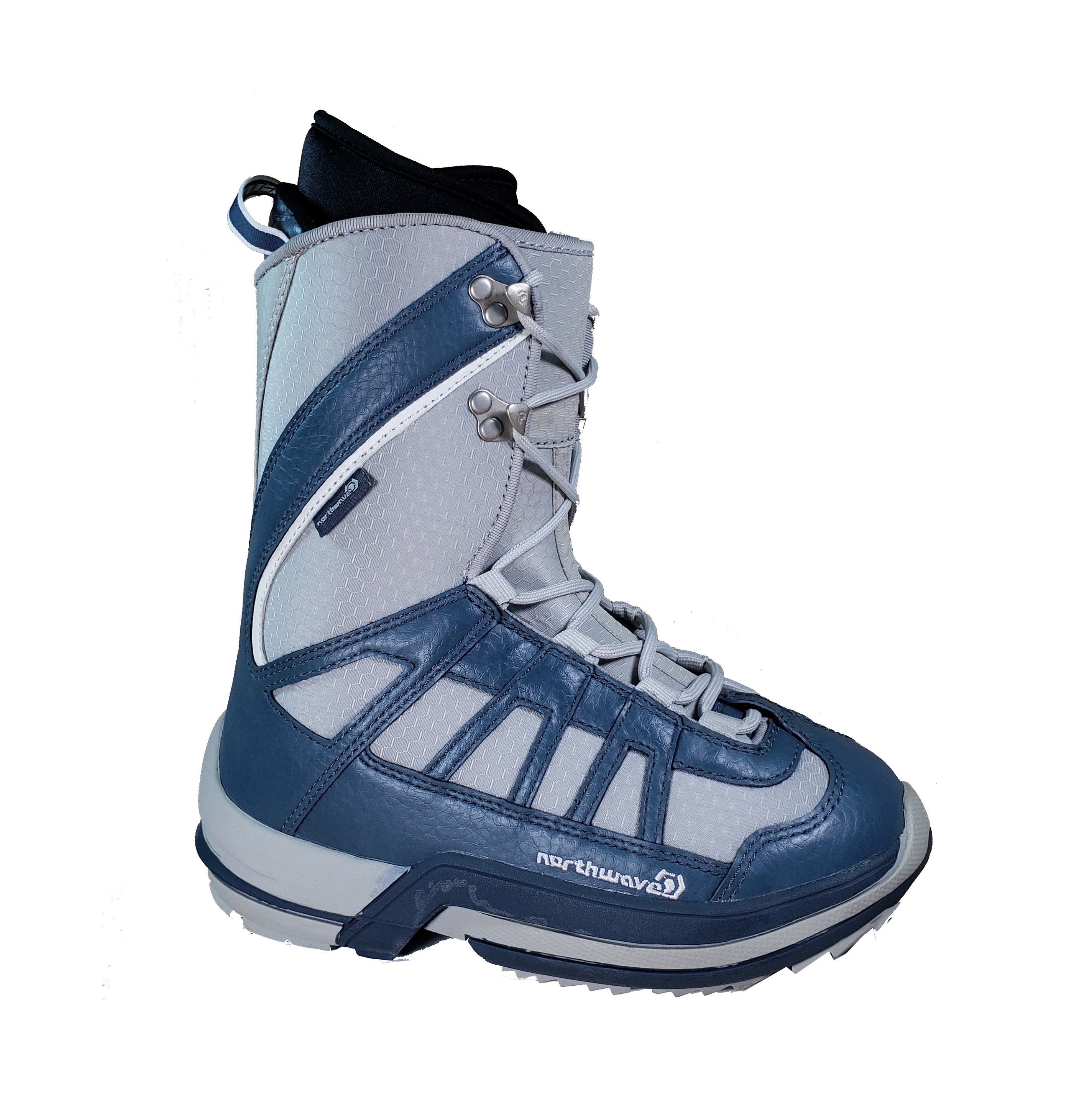 Northwave Freedom Snowboard Boots Navy Grey Kids Size 3.5